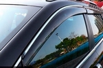 Дефлекторы на окна с хромированным стальным молдингом OEM-Tuning Lexus RX 2016-2019
